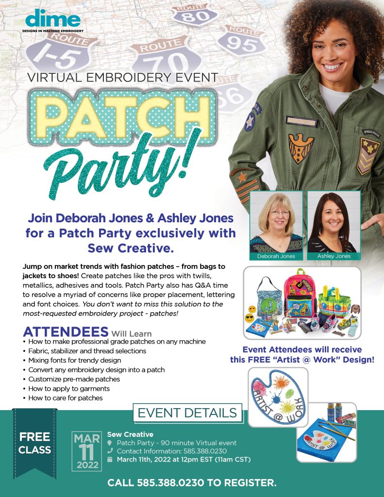 Patch Party flyer